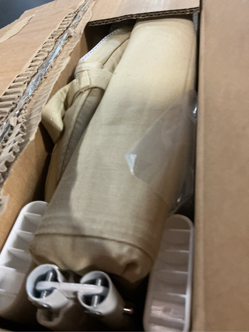 Condition photo showing As Is for baby delight snuggle nest bassinet, portable baby bed, for infants 0 – 5 months, organic oat