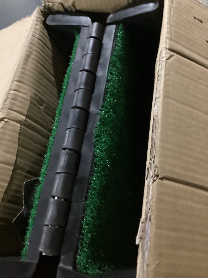 Condition photo showing As Is for PawStep 50894 Pet Ramp for Dogs & Cats – Foldable Portable Dog Ramp with Poly Grass Non-Slip Surface, Lightweight Travel Ramp for Cars, SUVs, Beds & Couches