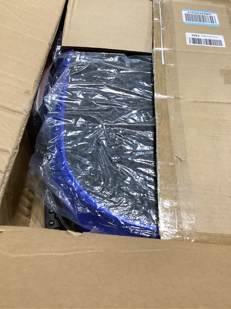 Vibration Plate Exercise Machine, Vibrating Fitness Platform for Lymphatic Drainage, Full Body Shaker Workout Equipment, Bluetooth Power Shaping Vibrate Plate, Board Sport for Home Exercise Gym, Blue