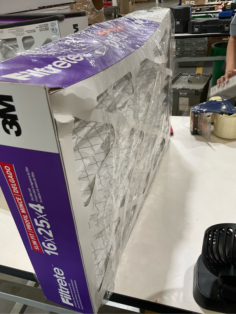Condition photo showing As Is for air filter 16x25x4