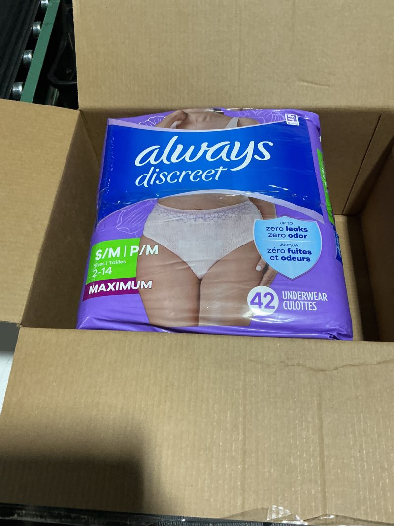 Condition photo showing New/Like New for Always Discreet Adult Incontinence Underwear   