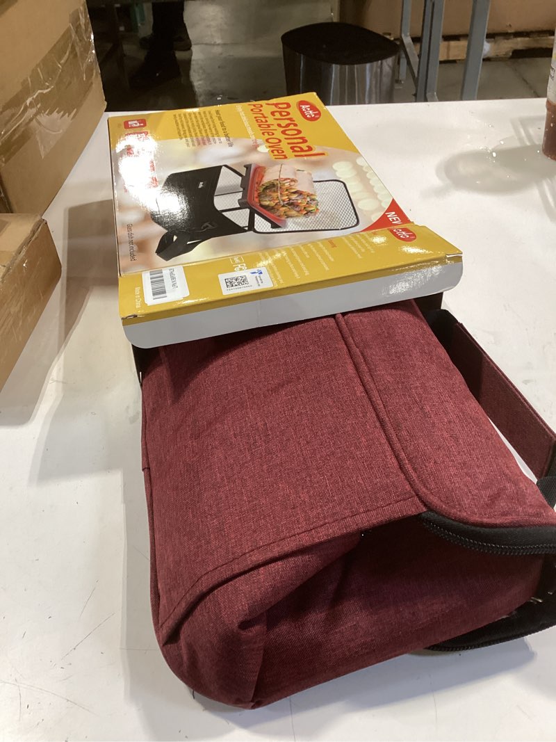 Condition photo showing Good Condition for aotto heated lunch box food warmer - 12v/24v 2-in-1 car food warmer with vehicle plug - mini portable electric lunch box heater for men and women - reheat & keep meals warm on the go - red