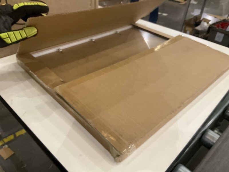 Condition photo showing As Is for upsimples 16x20 Picture Frame, Display Pictures 11x14 with Mat or 16 x 20 Without, Wall Hanging Poster Frame, White, 1 Pack White 16x20