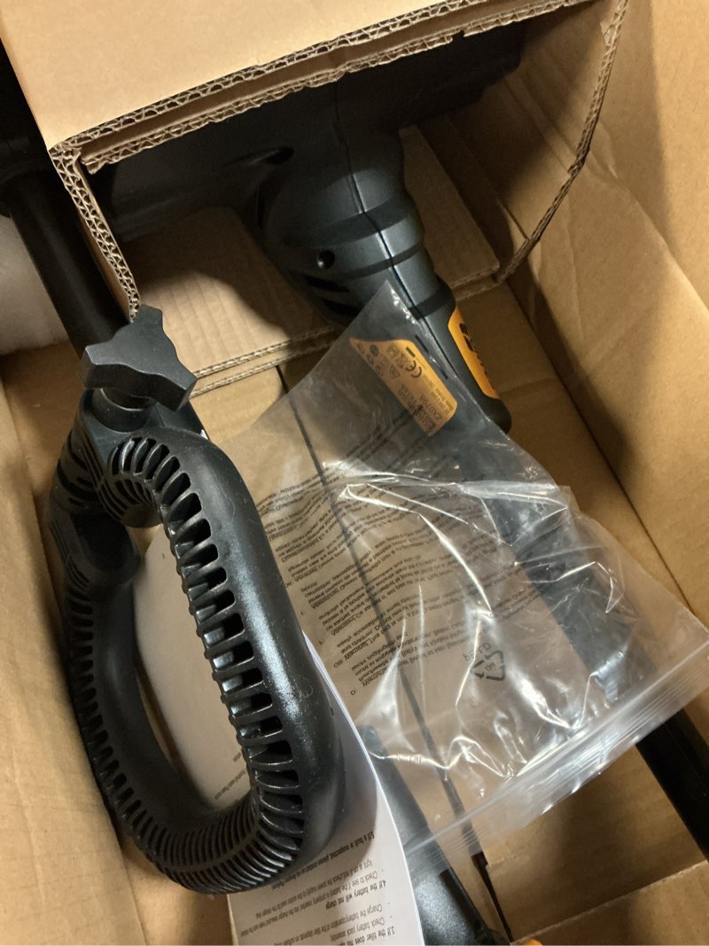 Condition photo showing Good Condition for cordless tiller cultivator fit for dewalt 20v max battery, 360rpm electric rototiller 7.8? tilling width & 5? depth for gardening & farming(battery not included)