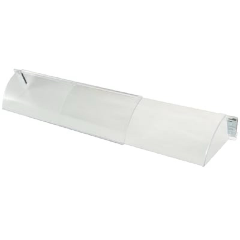 reliabilt 16.38-in x 4.38-in adjustable magnetic mount plastic baseboard air deflector