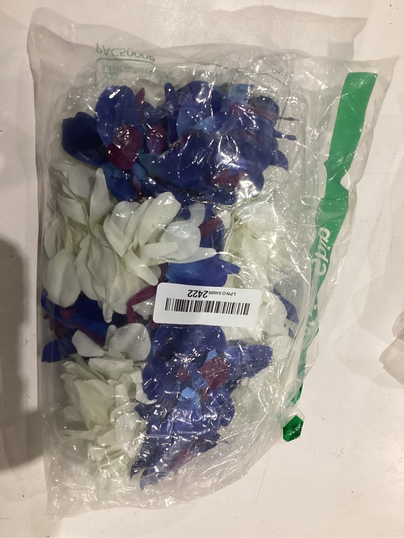 Condition photo showing Good Condition for kenning hawaiian graduation lei for adults 47" faux orchid flower necklace class of 2026 grad necklace tropical luau party favors for graduation hawaiian summer beach(blue, white)