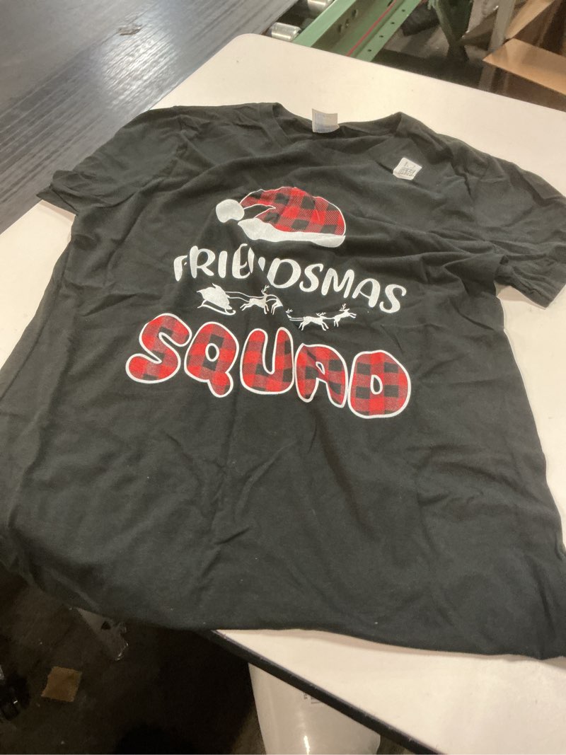 Ladies LG Rockin' Around with The Friendsmas Squad Christmas Men Women T-Shirt