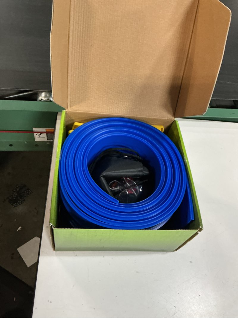 Condition photo showing New/Like New for 3-lane flexible race track for kids - 20ft flex race car ramp track with strong suction cups, rolls up portable diy racetrack compatible with hot wheels & diecast 1/64th cars blue - 3 lane