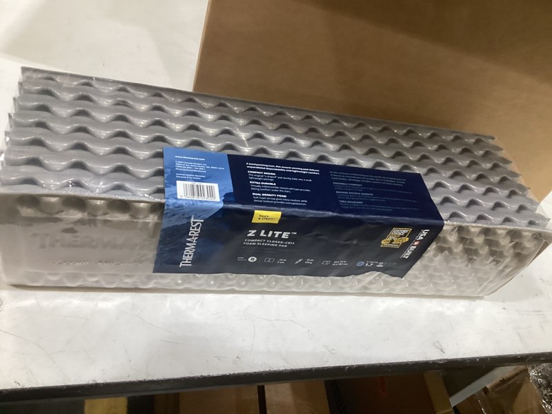 Condition photo showing New/Like New for therm-a-rest z lite original camping and backpacking sleeping pad coyote/grey regular - 20 x 72-inches