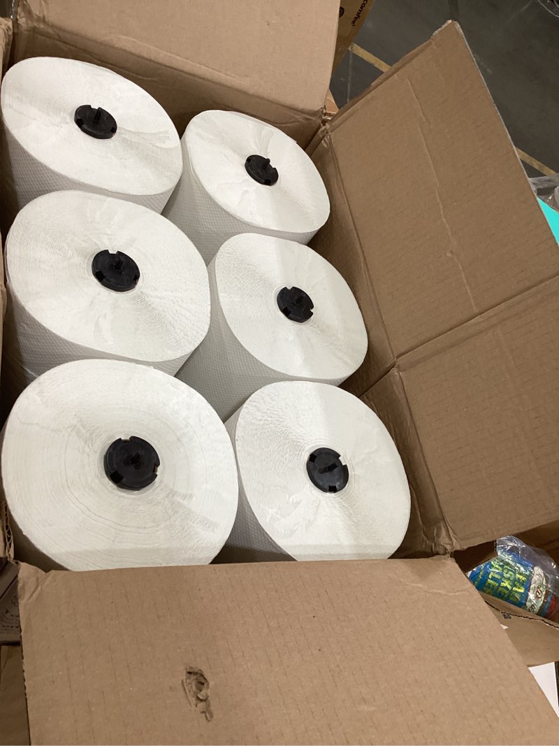Condition photo showing New/Like New for Tork Matic Paper Hand Towel Roll White H1, Universal, 100% Recycled Fiber, 6 Rolls x 700 ft, 290089 White 6 Count (Pack of 1) Advanced Hand Towel