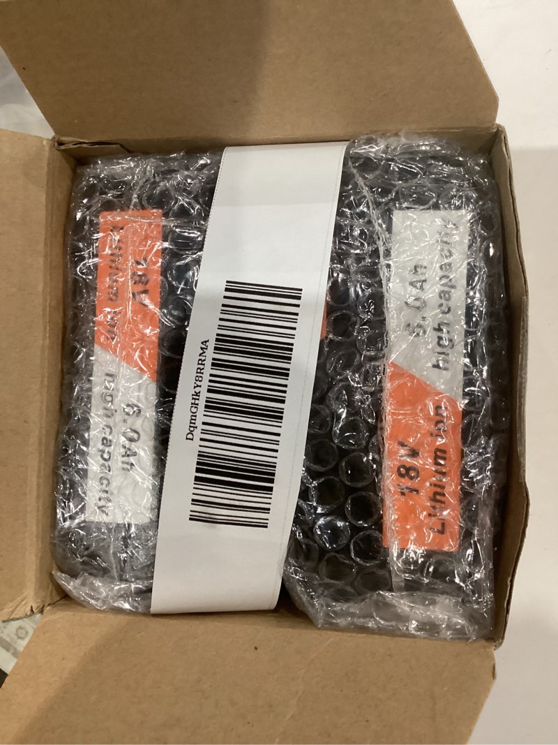 Condition photo showing Good Condition for Fancy Buying 6.0Ah Replacement for Ridgid 18V Battery R840083 R840084 R840085 R840086 R840087 R840095 R86092 AC840087P 18V Cordless Drill Tools Battery 18V2PACK