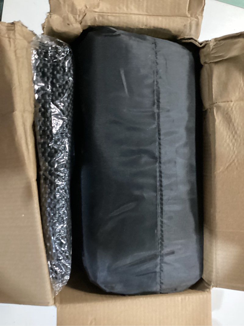 Condition photo showing New/Like New for fivklemnz rooftop cargo carrier - 15 cubic waterproof roof top cargo bag for all cars suvs with/without rack, heavy duty 840d car roof bag with anti-slip mat, 8 reinforced straps, 6 door hooks & lock 15 cubic feet