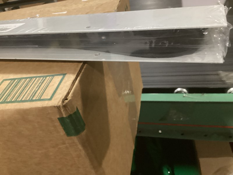 Condition photo showing New/Like New for 1" x 35.5" white aluminum storm door sweep replacement weatherproof bottom seal for security doors (1, white) white 1