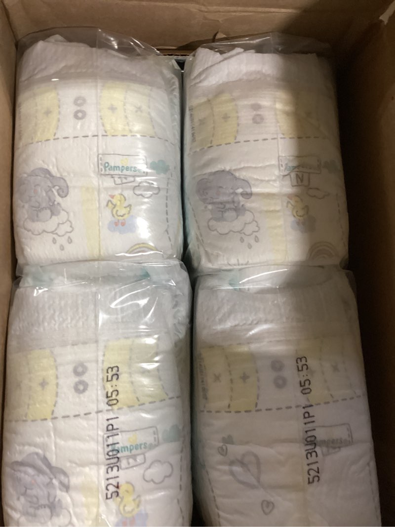 Condition photo showing New/Like New for Pampers Swaddlers Diapers, Size 0 (up to 10 lbs), 140 Count, Absorbent, Keeps Baby Dry and Comfortable, Skin Safe Disposable Baby Diaper (Packaging May Vary) Newborn 140