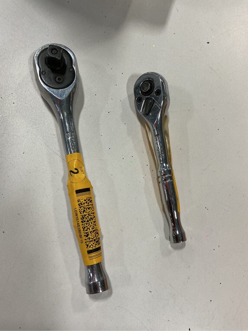 Condition photo showing As Is for Kobalt click torque wrench, set of 2 