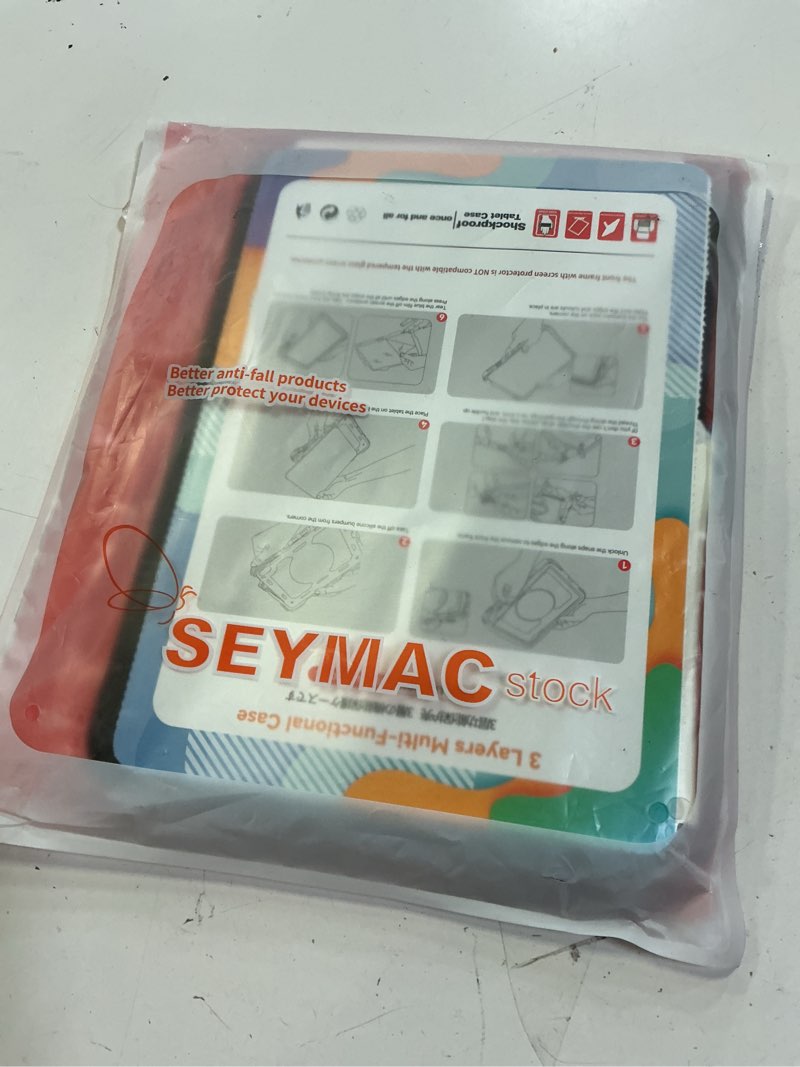 Condition photo showing Good Condition for seymac stock case for ipad (a16) 11th/10th generation 11''/10.9'' 2025/2022, full-body drop protection case with screen protector &360° rotate hand strap/stand, black black case for ipad (a16) 11th/10th generation 11/10.9''