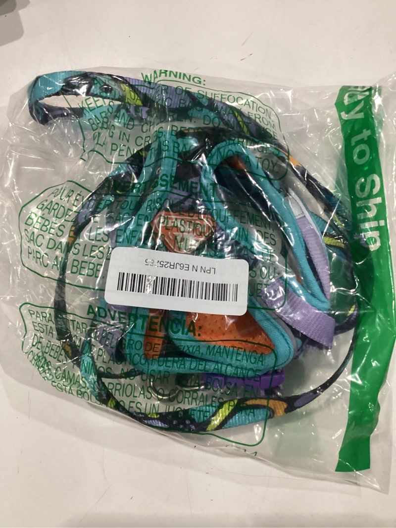 Condition photo showing Good Condition for petthem upgraded cat harness and leash set - step-in escape proof adjustable cat harness, comfortable soft lightweight, reflective harness for walking, travel, camping (butterfly magic, xxs) xxs blue butterfly magic