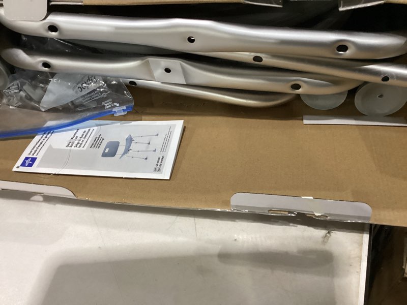 Condition photo showing As Is for Medline - Bath Chair - gray