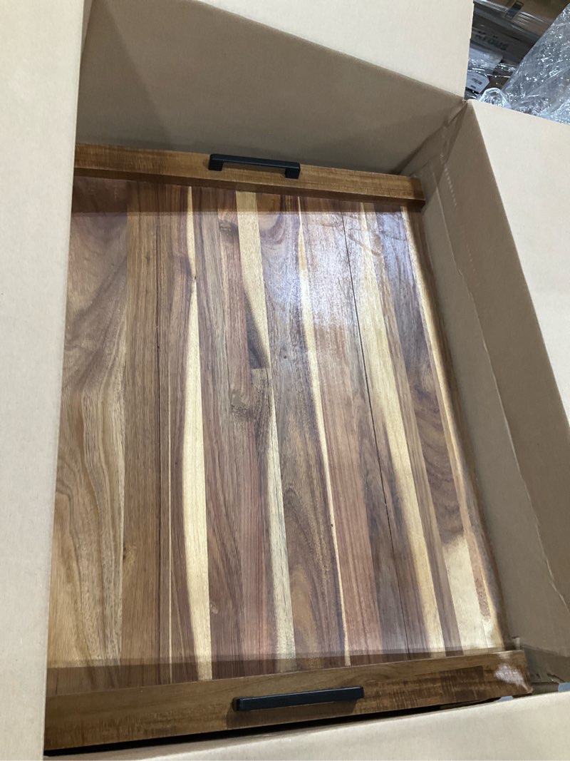 Condition photo showing Good Condition for spaceaid noodle board stove kitchen cover with handles, top covers for gas burners and electric stove, oven decor accessories wood tray for countertop, natural acacia