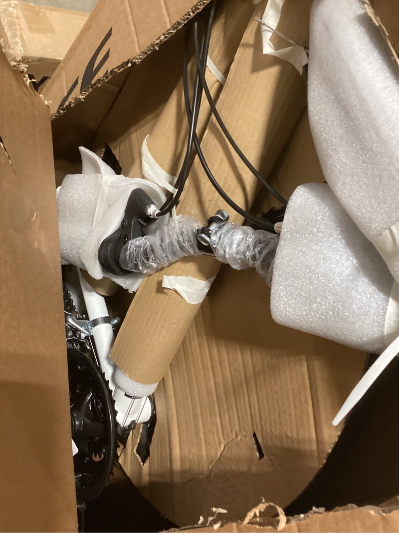 Condition photo showing As Is for HILAND Bamcbase Womens Mountain Bike, 24 26 Inch 18 Speeds Hybrid Commuter Bicycle for Adults, Sport Hardtail Trail MTB black 24 inch