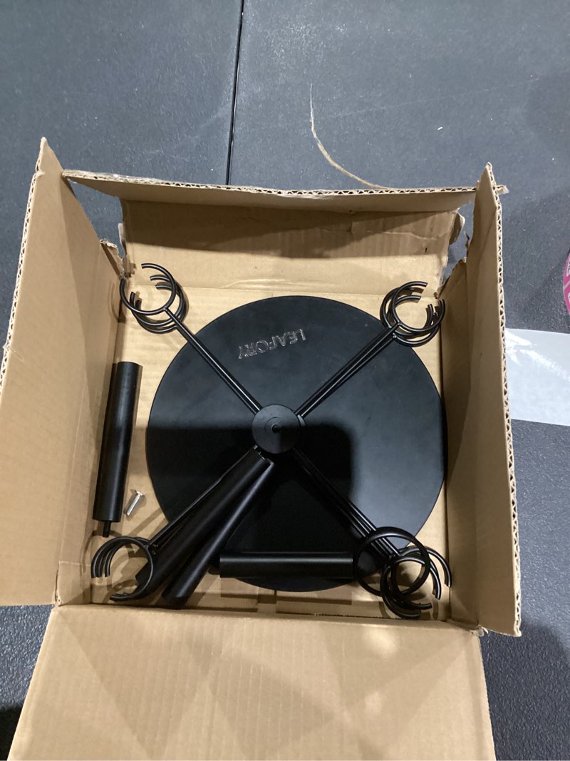 Condition photo showing As Is for Leafory Cocktail Tree Stand for Drinks, 3 Tier 12 Holders Christmas Champagne Drink Tree Tower Martini Stand For Christmas, Wine Tastings, Holiday Parties, Birthday, Housewarming Gift (Black)