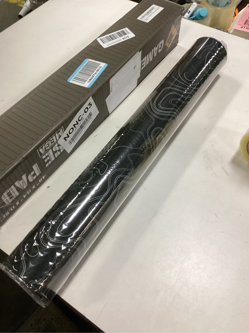 Condition photo showing Good Condition for Gamer Boss - Gaming Mouse Pad - 48 x 24 Inches - 4mm Thick with Stitched Edges, Non-Slip Rubber Base, Premium Cloth Mousepad, Desk Mat for Laptop, Keyboard, Computer & PC (Mega, Topographic) 48" x 24" Topographic
