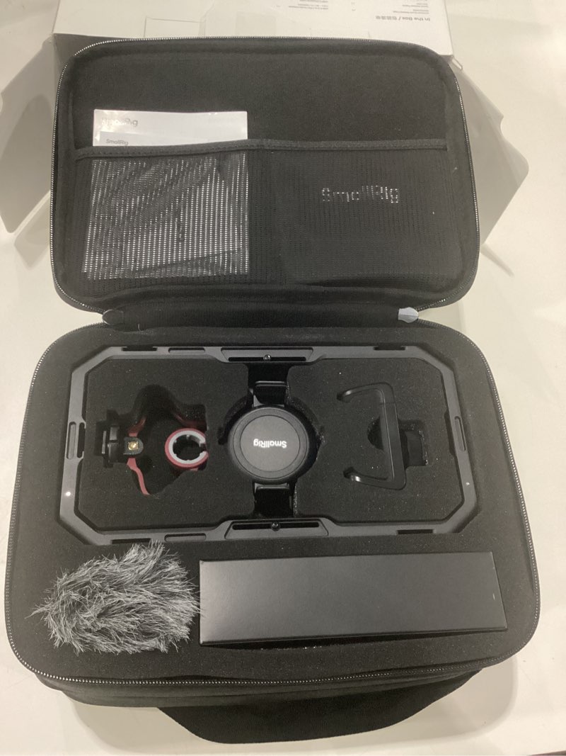Condition photo showing New/Like New for SmallRig All-in-One Universal Quick Release Phone Video Rig Kit Pro, Phone Stabilizer Rig Kit with LED Light Microphone QR Tripod Dual Handles Power Bank Holder, for Creator & Live Streaming - 4704 All-in-One Kit