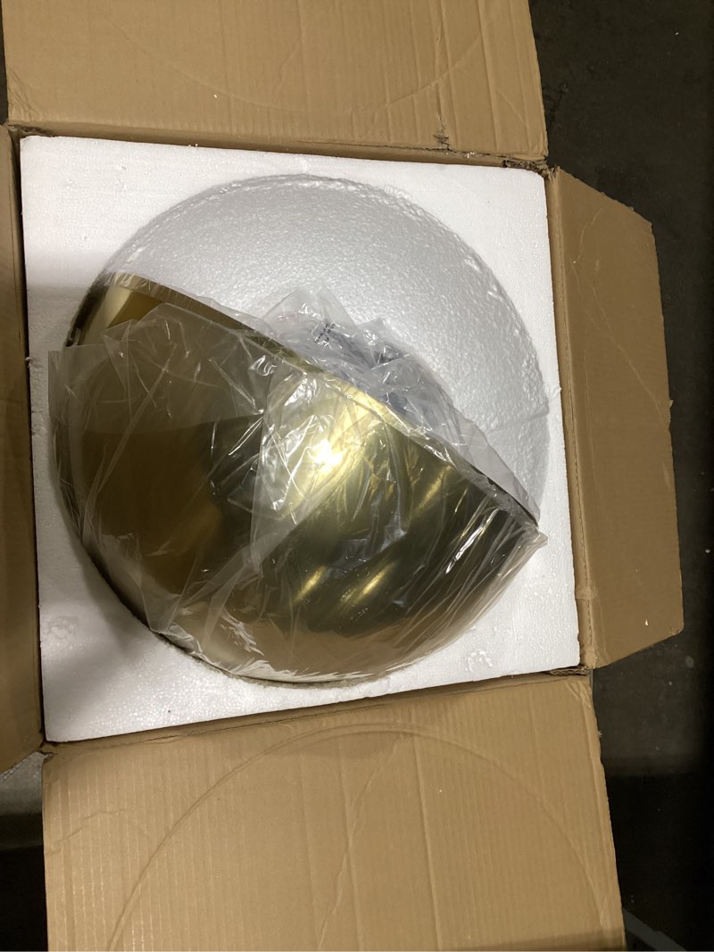 Gold Pedant light dining room 