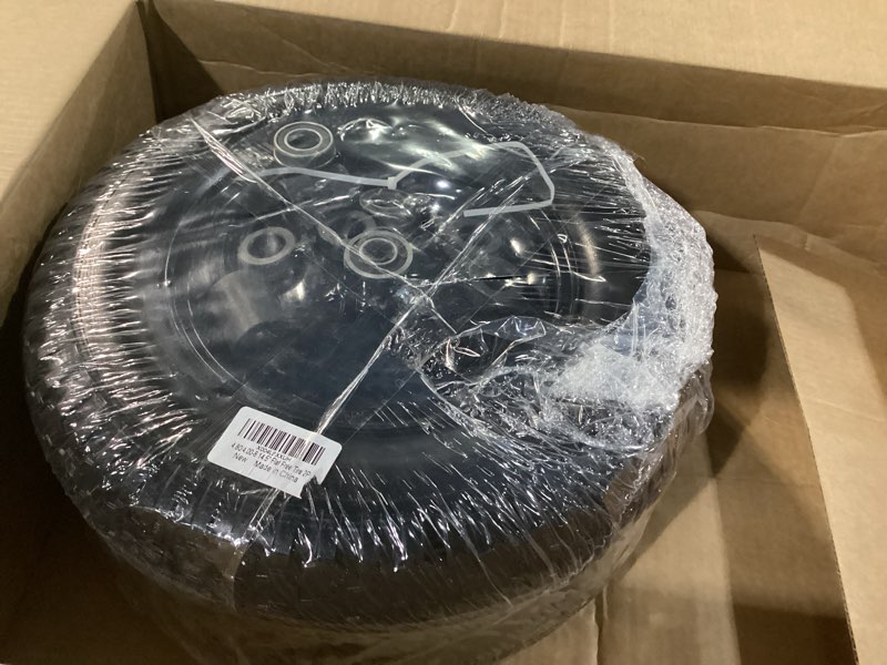 Condition photo showing Good Condition for 4.80/4.00-8" Flat Free Wheelbarrow Tires and Wheels, 14.5" Universal Fit Solid Tires with 5/8" or 3/4" Bearing, 3"-7" Hub, Adapter Kit Hand Truck Wheels Replacement for 3.50/2.50-8", 4.00-6"etc, 2 PCS 2P-14.5"(Flat Free) Black-4.80/4.00-8