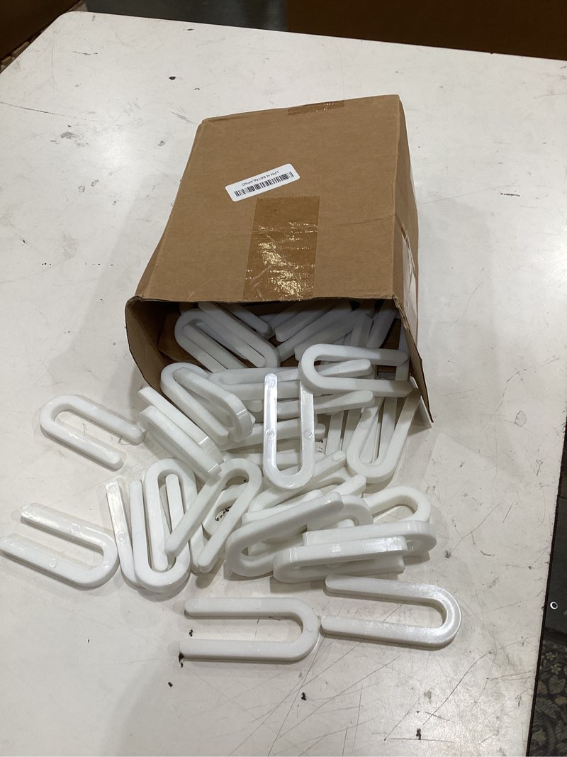 Condition photo showing Good Condition for pangda 100 pcs 3/8 inch tile spacers nylon horseshoe u shaped tile spacers leveling system horseshoe shim clips for flooring deck board pave leveling system, 3/8 x 1-1/2 x 3-1/2