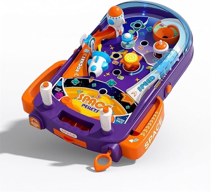 Pinball Machine Toys for Children Aged 3-99 Boys & Girls Birthday Gift Creative Fun Family and Party Games?Regular Version?
