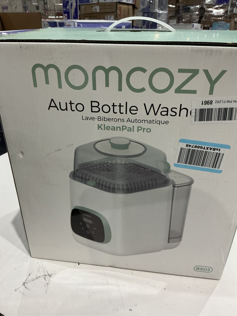Condition photo showing New/Like New for momcozy kleanpal pro baby bottle washer, sterilizer & dryer - all-in-one cleaning machine for bottles, pump parts & baby essentials - time-saving & effortless care