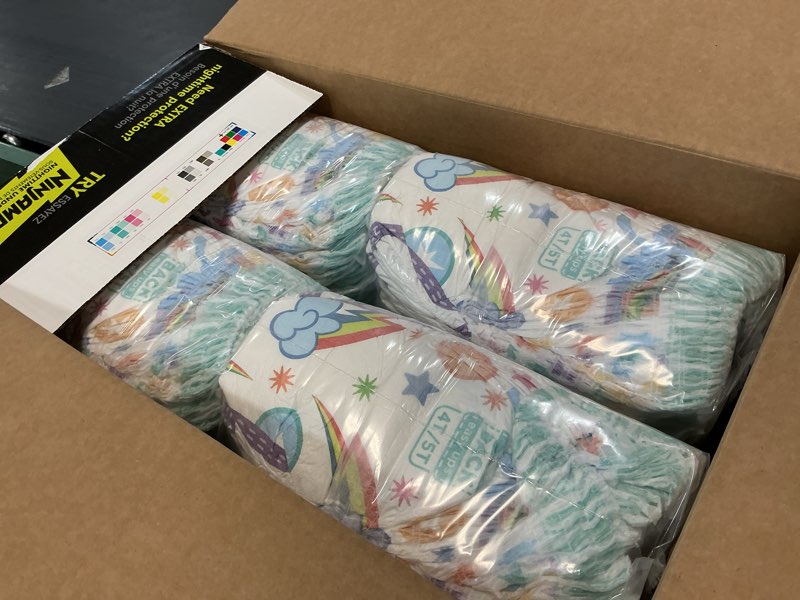 Condition photo showing Good Condition for Pampers Training Pants - Easy Ups Girls & Boys - Size 4T-5T, 104 Count, Peppa Pig Potty Underwear (Packaging May Vary) 4T-5T 104