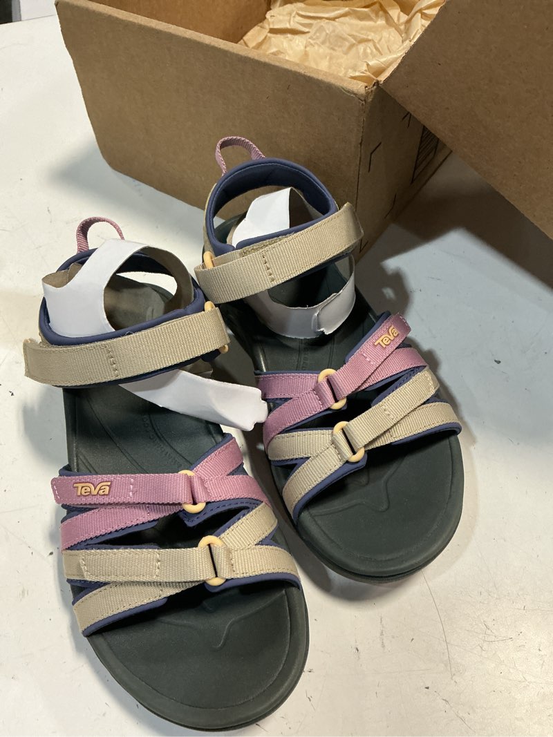 Condition photo showing As Is for teva women's tirra sandal,dusty 6 root light multi