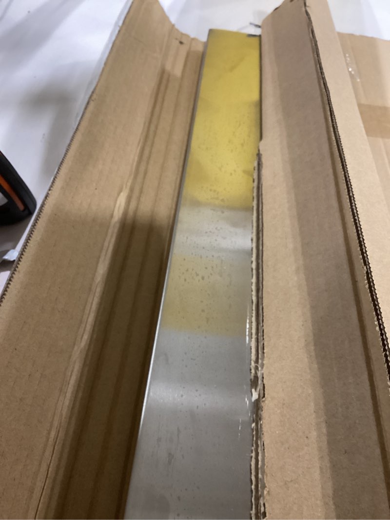 Condition photo showing Good Condition for Stainless Steel Cutting Boards for Kitchen - Food-Grade 304 - Suitable for Meat, Fruits, Veggies, & Bread- Large-sized Chopping Boards with Lip - 11.81x15.75 in