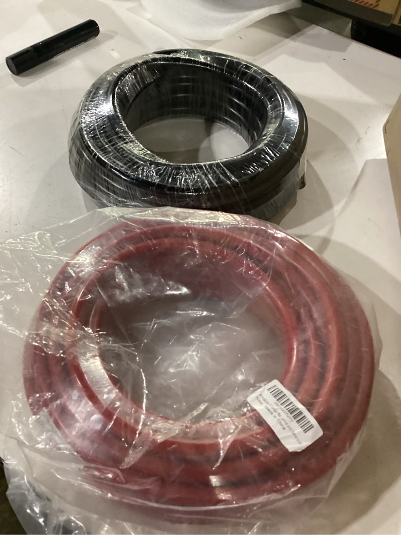 Condition photo showing Good Condition for 2 gauge battery cable copper wire, 50ft red+50ft black 2 awg welding cable standard usa ofc wire for automotive, battery, solar, marine and generator 2 gauge 50ft