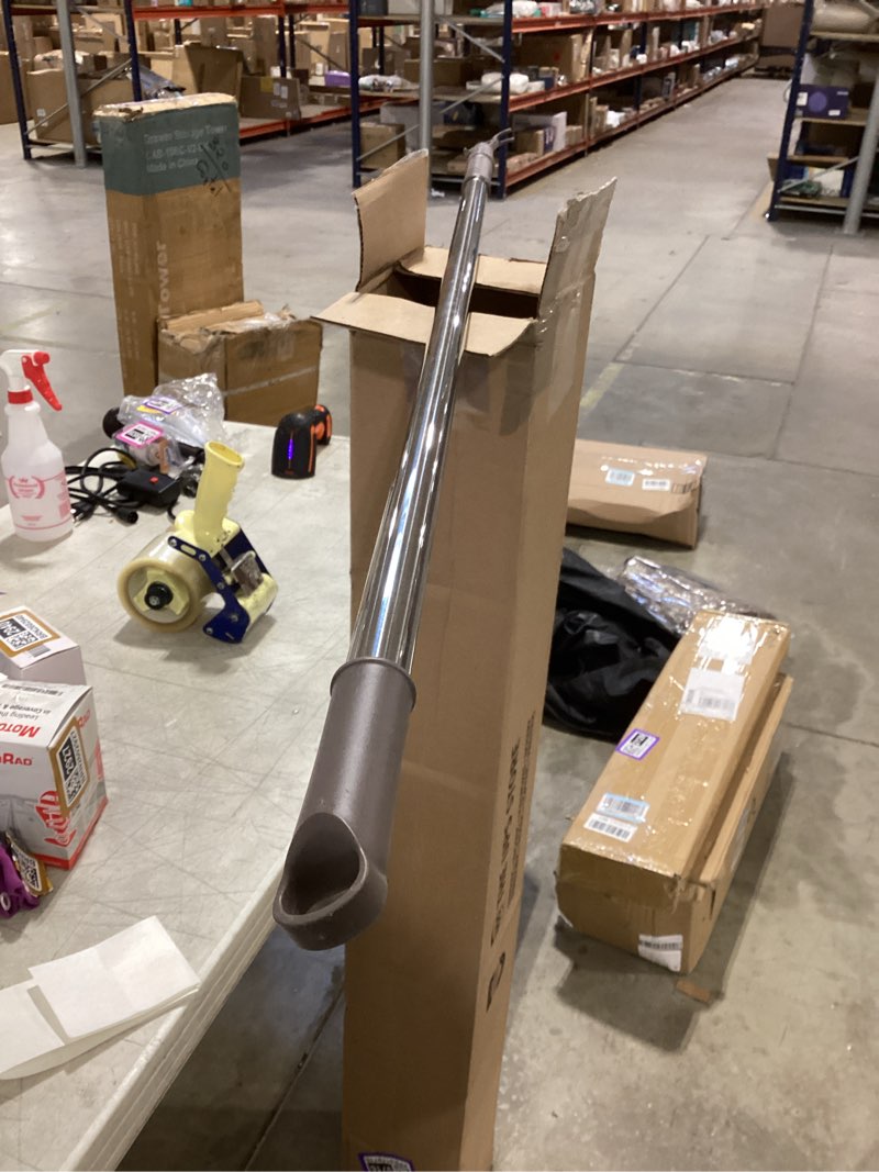 Condition photo showing Good Condition for 1 pack telescoping skylight pole with hook 47 to 79 inch wand for blinds tension rod blinds shades stainless steel adjustable curtain pull wand for skylight cordless window (brown) 1 brown up 47 to 79 inch