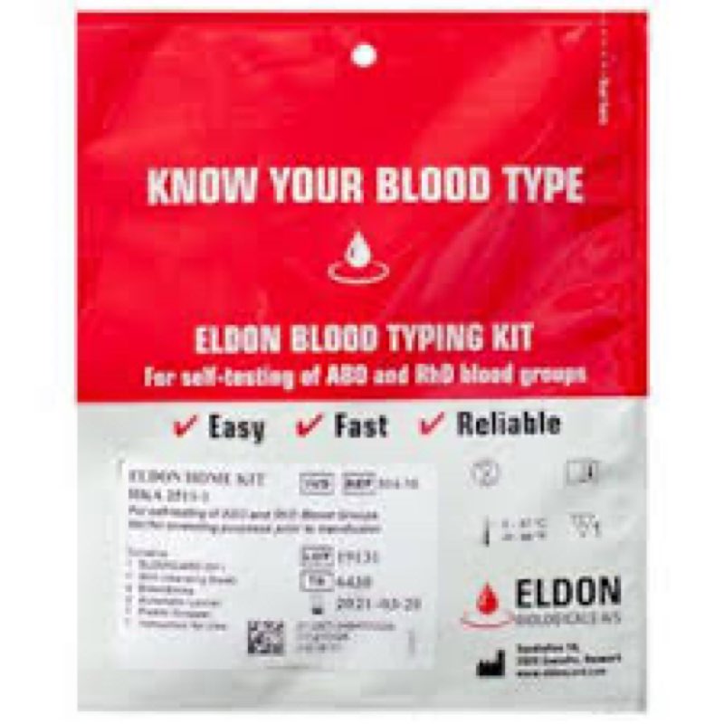 D'Adamo Personalized Nutrition Home Blood Type Testing Kit