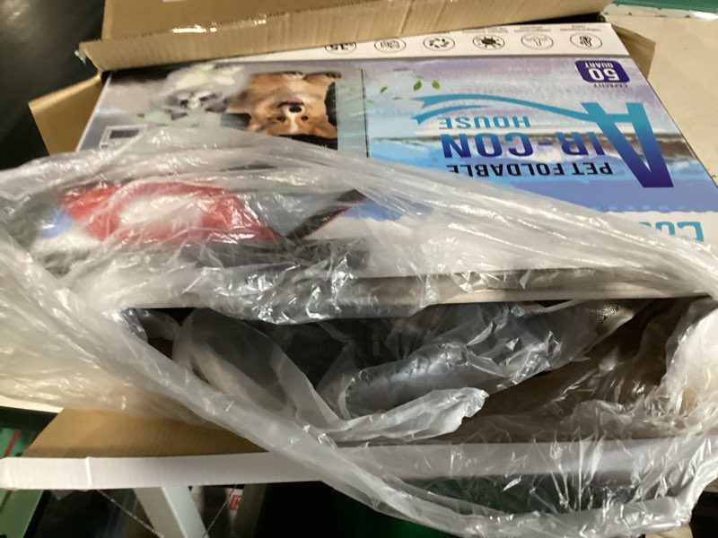 Condition photo showing New/Like New for self-warming cat house with thermostat, 2-in-1 heating & cooling pet bed, ultra-quiet & energy efficient, all-weather shelter for indoor/outdoor cats & small dogs