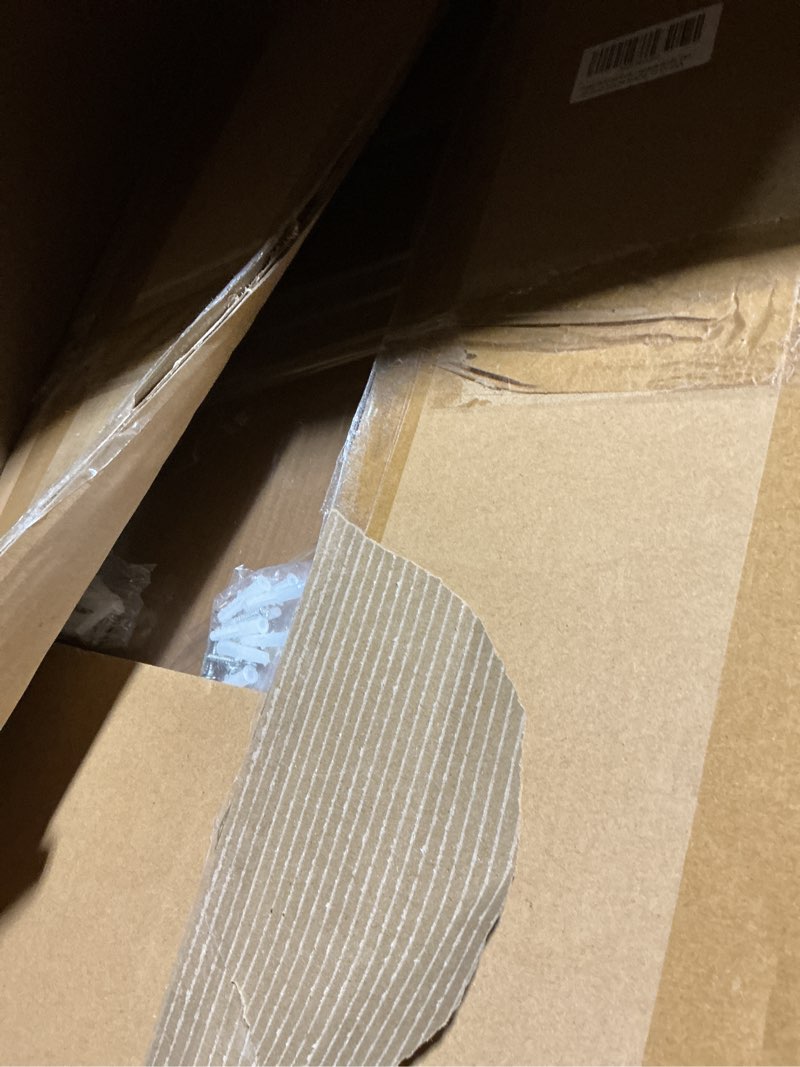 Condition photo showing As Is for Ludery 20x24 Clear Acrylic Wall Mount Floating Frameless Picture Frame,Clear Acrylic Photo Frame for Wall, Frameless Picture Frame Panel For Degree Certificat, artwork and family portraits-2pack