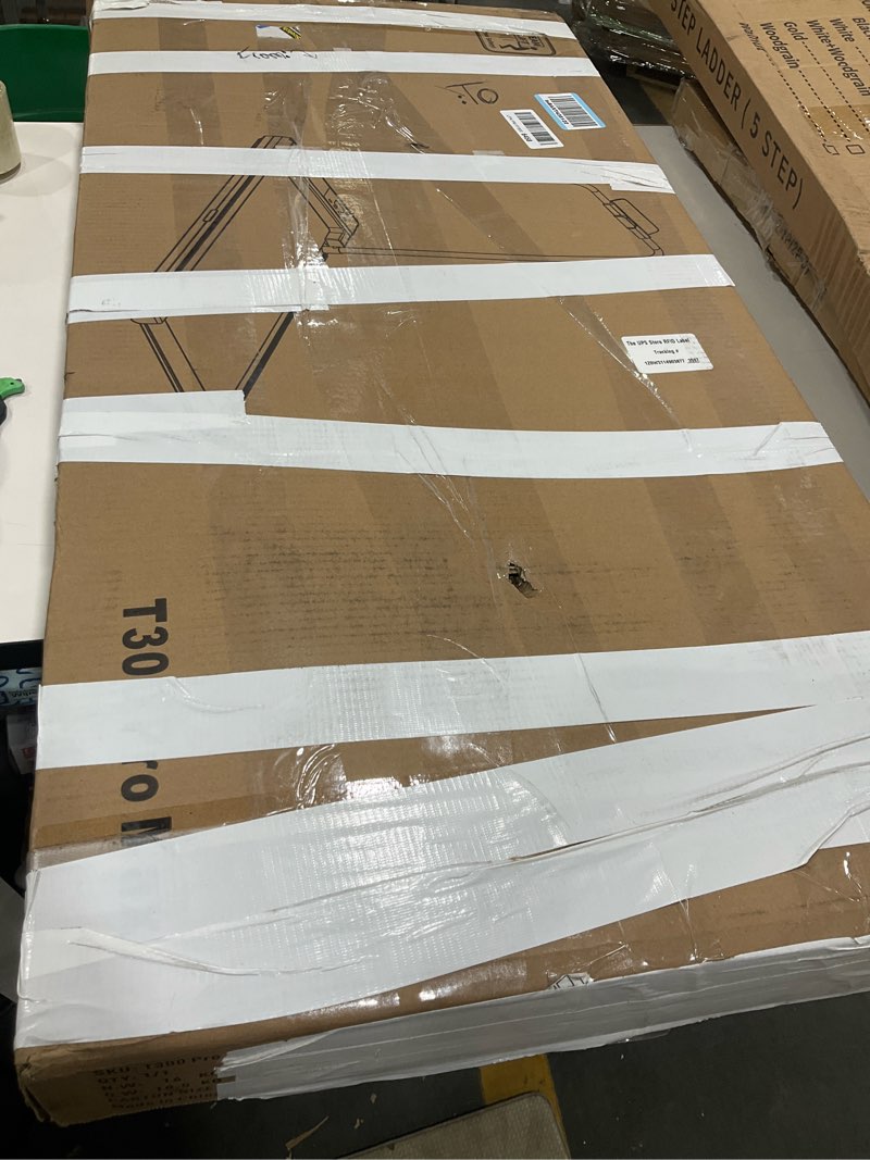 walking pad with handle bar