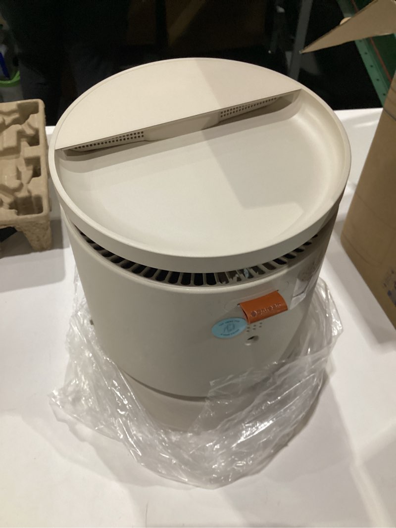 Condition photo showing As Is for BLUEAIR Room Humidifier - DreamWell - 72Hr Top-Fill Mist-Free InvisibleMist Technology Aroma Stone for Essential Oils and Soothing Mood Lighting - Quiet Operation for Bedroom and Home Use Beige Large