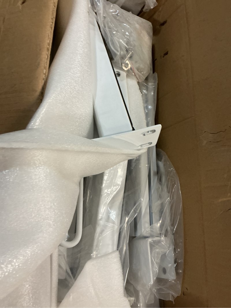 Condition photo showing Good Condition for van ladder roof racks, universal cargo roof rack?trailer ladder rack shelf?ladder shelves for truck,adjustable length 56“-64“, upgraded anti collapse 5-section 2 bars and 800 lbs load capacity white 2 pcs