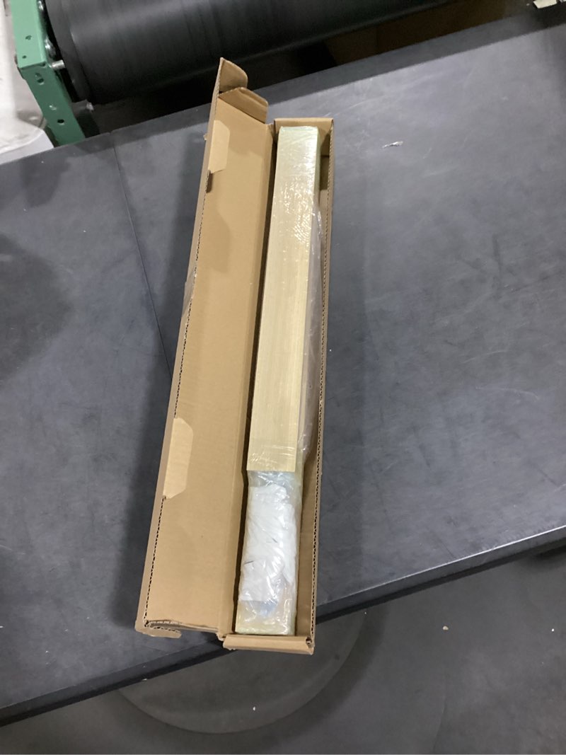 Condition photo showing Good Condition for canvas floater frame for 18x24 abstract art, 1.5" deep diy metal floater frames for home office art show exhibition, modern wall decor for bedroom hallway, no glass & back (natural) 18x24" natural wood-grain