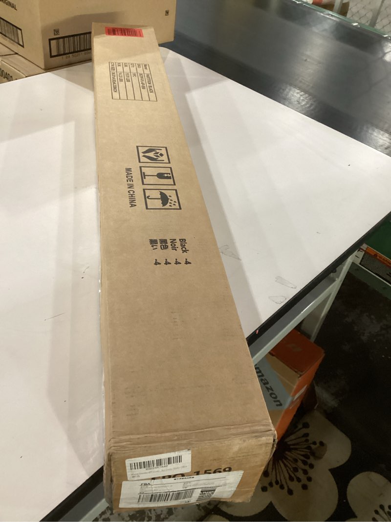 Condition photo showing Good Condition for Room Divider 6FT Folding Privacy Screens with Lockable Wheels, 4 Panel Room Partition for Room Separator, 88" W Freestanding Portable Fabric Wall Dividers for Home Dorm Studio Office, Black