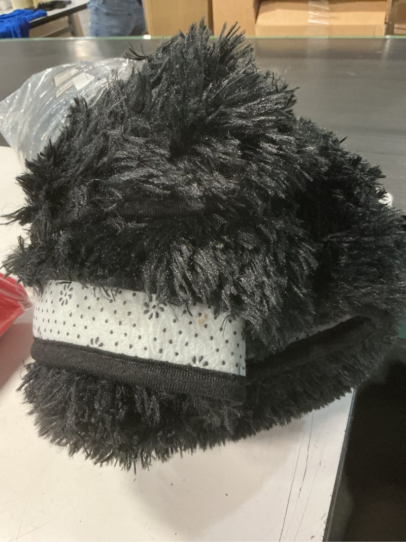 Condition photo showing Good Condition for olanly 5x8 machine washable large area rugs for living room, bedroom, soft fluffy shaggy bedside rug, indoor floor carpet for kids girls and boys, dorms, nursery, home decor aesthetic, black 5x8 ft black