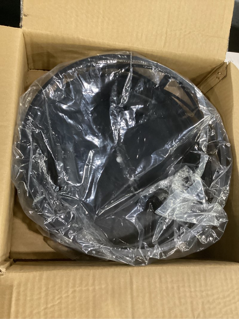 Condition photo showing New/Like New for (not tested)skejao flush mount ceiling light fixture,3-light ceiling light fixture,black hallway light fixtures ceiling,light fixtures ceiling mount for kitchen,farmhouse,hall,bedroom,bathroom (1 pack) 13.1inch