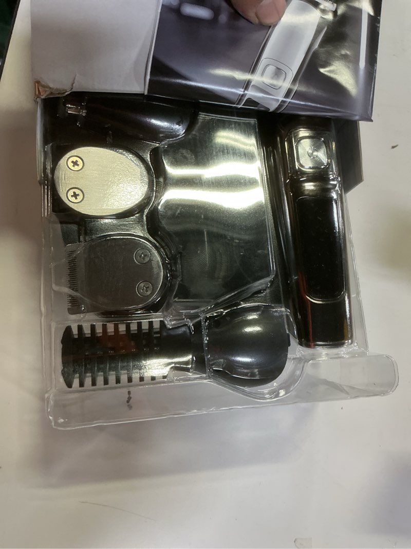 Condition photo showing Good Condition for Ufree Beard Trimmer for Men, Waterproof Electric Razor for Nose, Body, Face & Mustache, Cordless Hair Clippers Shavers Grooming Kit, Valentines Day Gifts for Men Husband Father Silver