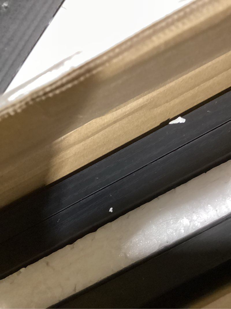 Condition photo showing New/Like New for Furinno ?20 Pounds Turn-N-Tube No Tools 3D 3-Tier Entertainment TV Stand up to 50 inch TV, Square Tubes, Americano/Black