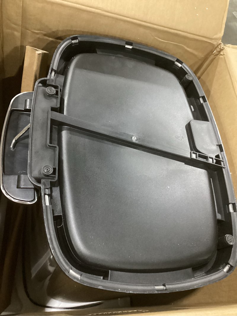 garvee 13 gal / 50 l stainless steel kitchen trash can with lid, large rustproof garbage can for kit